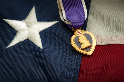 purple heart, bronze star, combat injury